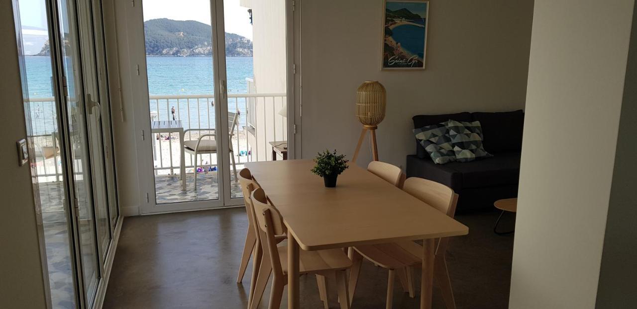 Les Pieds Dans L'O - Appartement 50M2 Front De Mer Saint-Cyr-sur-Mer Luaran gambar